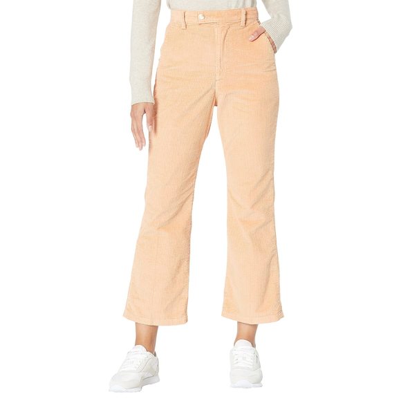 Levi's Math Cub Trouser Flare Pebble Peach Cord 25 26 - Picture 1 of 1